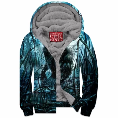 Comic Zip-Fleece-Hoodie, Swamp Thing Zip-Fleece-Hoodie