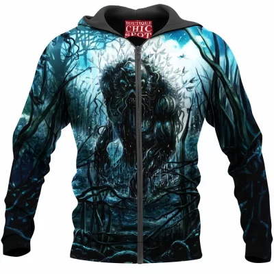 Comic Zip-Hoodie, Swamp Thing Zip-Hoodie