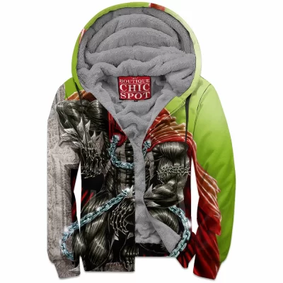 Comic Zip-Fleece-Hoodie, Spawn Zip-Fleece-Hoodie