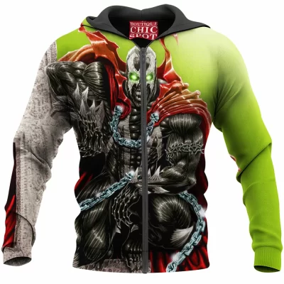 Comic Zip-Hoodie, Spawn Zip-Hoodie