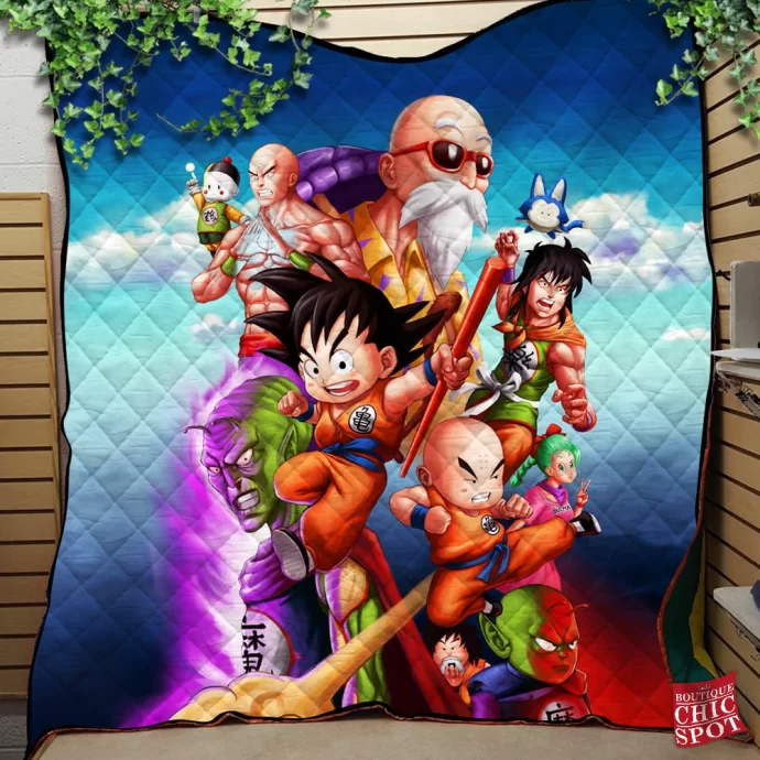 Dragon Ball Z Quilt Blanket