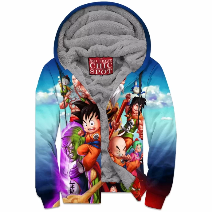 Dragon Ball Z Zip Fleece Hoodie