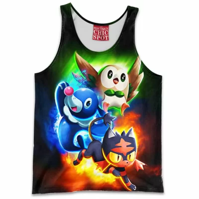Anime Tank-Top, Pokemon Tank-Top, Pokemon Sun and Moon Tank-Top