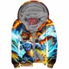 Anime Zip-Fleece-Hoodie, Blastoise Zip-Fleece-Hoodie, Charizard Zip-Fleece-Hoodie, Pikachu Zip-Fleece-Hoodie, Pokemon Zip-Fleece-Hoodie