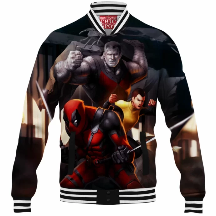 Deadpool Colossus And Negasonic Baseball Jacket