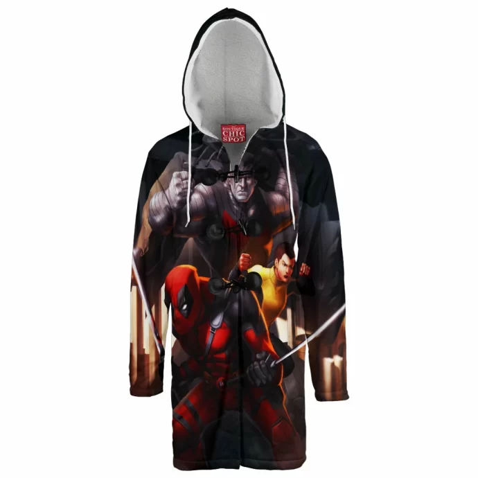 Deadpool Colossus And Negasonic Hooded Cloak Coat