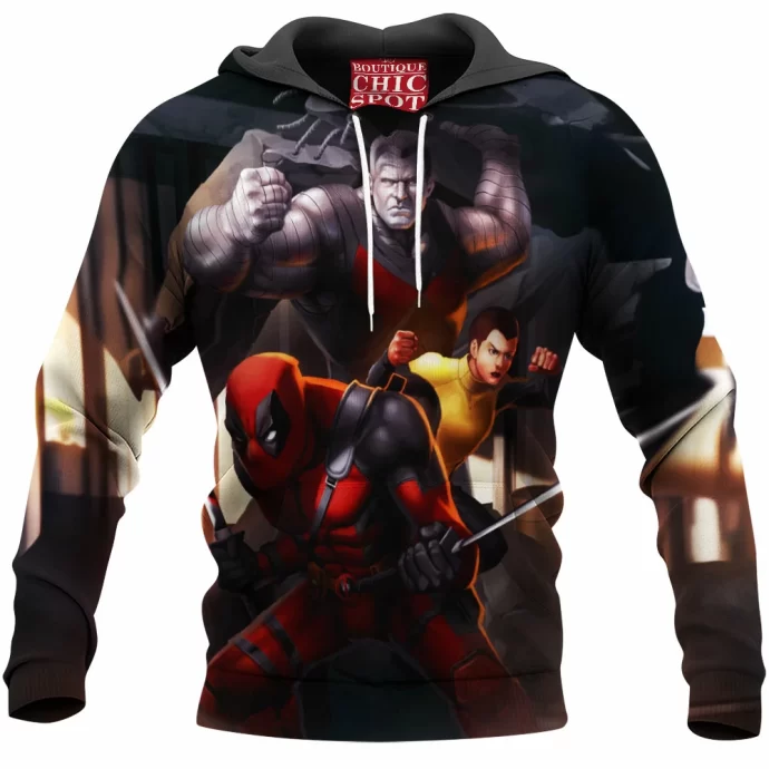 Deadpool Colossus And Negasonic Hoodie