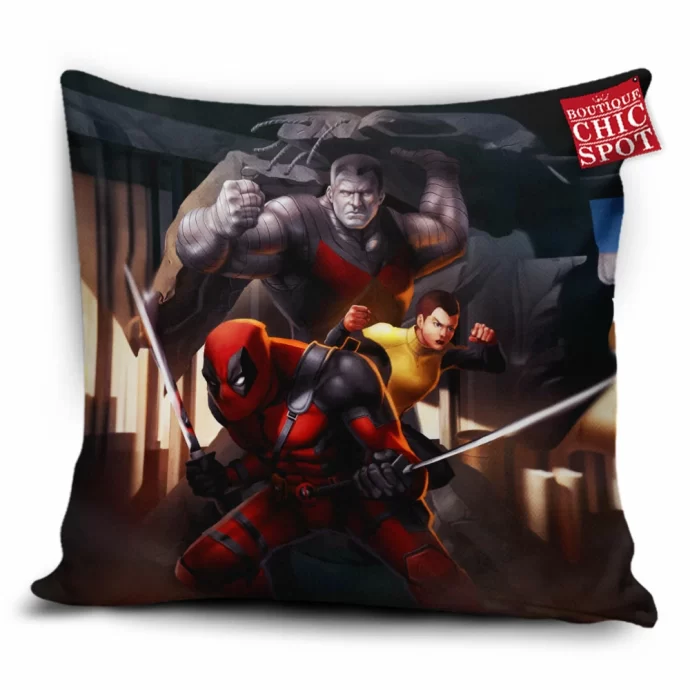 Deadpool Colossus And Negasonic Pillow Cover