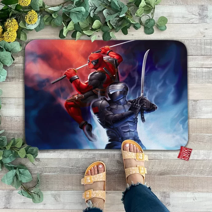 Snake Eyes Vs Deadpool Doormat