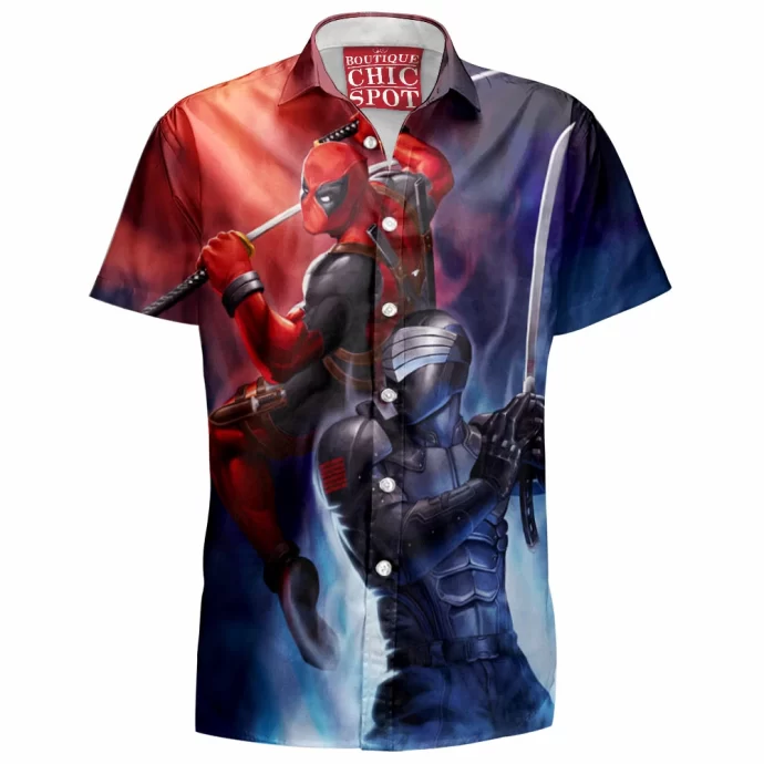 Snake Eyes Vs Deadpool Hawaiian Shirt