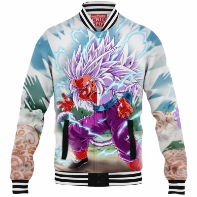 Anime Baseball-Jacket, Dragon Ball Baseball-Jacket, Gohan Baseball-Jacket