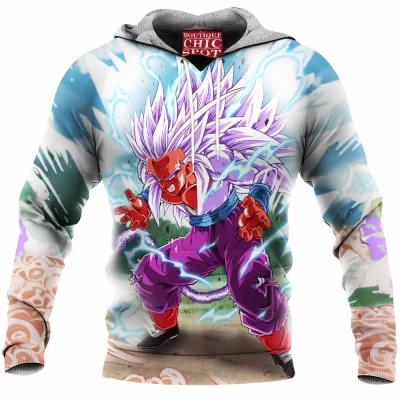 Anime Fleece-Hoodie, Dragon Ball Fleece-Hoodie, Gohan Fleece-Hoodie