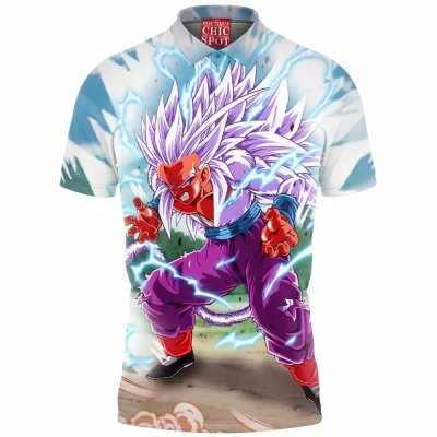 Anime Polo Shirt, Dragon Ball Polo Shirt, Gohan Polo Shirt
