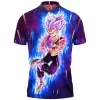 Anime Polo Shirt, Dragon Ball Polo Shirt, Vegeta Polo Shirt