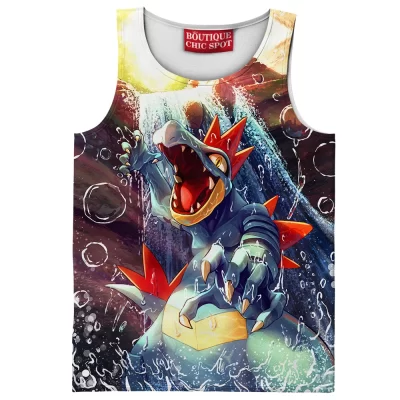 Anime Tank-Top, Feraligatr Tank-Top, Pokemon Tank-Top