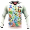 Anime Fleece-Hoodie, Pokemon Fleece-Hoodie