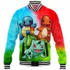 Anime Baseball-Jacket, Pokemon Baseball-Jacket