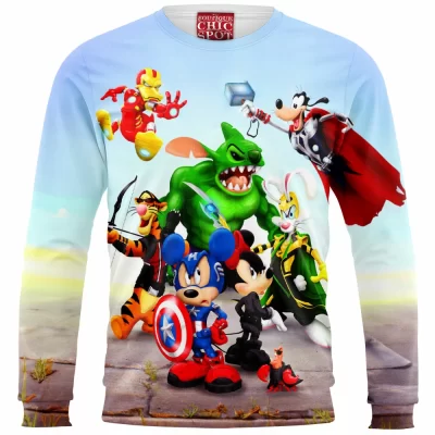 Comic Sweatshirt, Superhero Sweatshirt