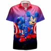Sci-Fi Hawaiian-Shirt, R2D2 Hawaiian-Shirt, Star Wars Hawaiian-Shirt, Mickey Mouse Hawaiian-Shirt, Disney Hawaiian-Shirt
