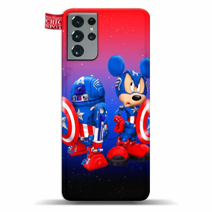 R2D2 Mickey Mouse Phone Case Samsung