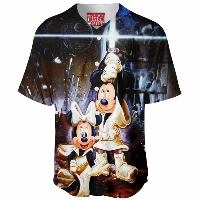 Star Wars Mickey Mouse Baseball Jersey