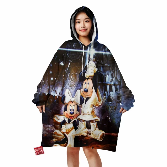 Star Wars Mickey Mouse Blanket Hoodie