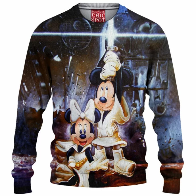 Star Wars Mickey Mouse Knitted Sweater