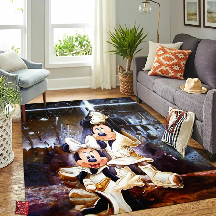 Star Wars Mickey Mouse Rectangle Rug