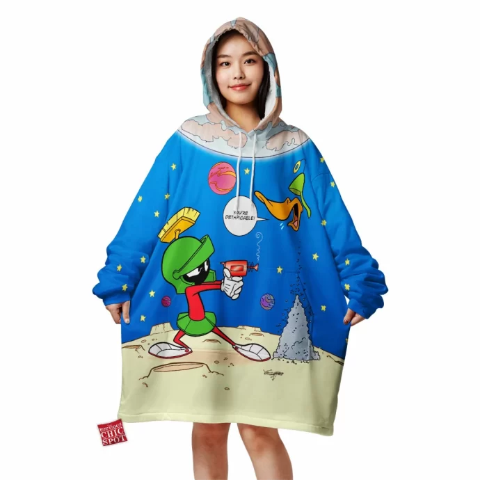 Marvin the Martian Blanket Hoodie