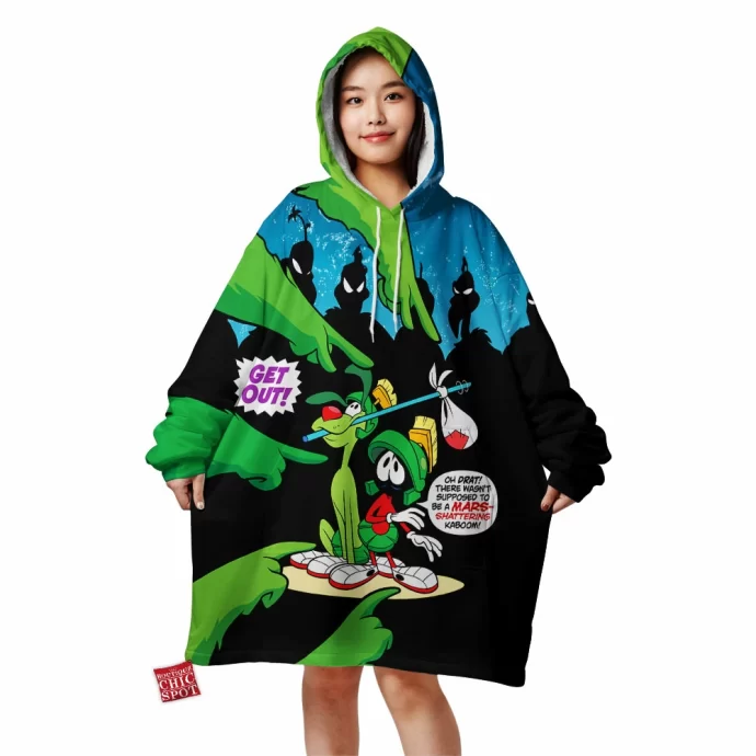 Marvin the Martian Blanket Hoodie