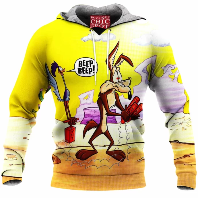 Wile E. Coyote and the Road Runner Fleece Hoodie