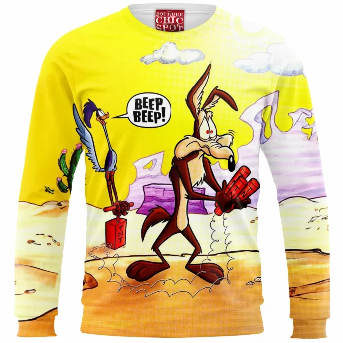 Wile E. Coyote and the Road Runner Sweatshirt