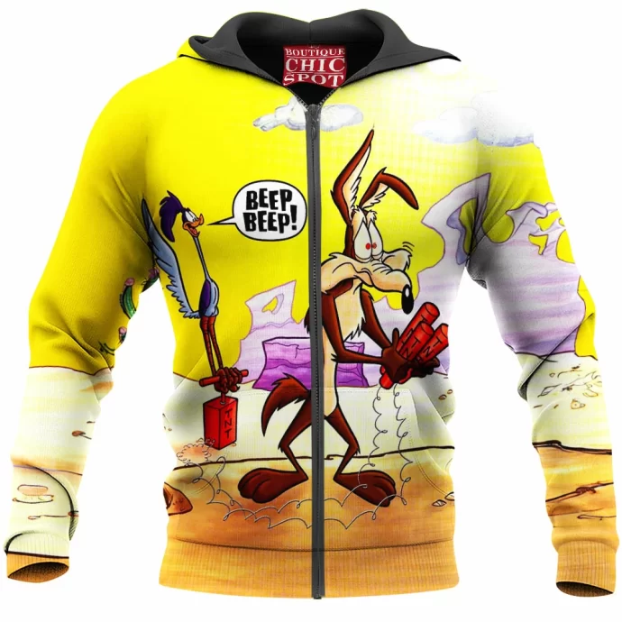 Wile E. Coyote and the Road Runner Zip Hoodie