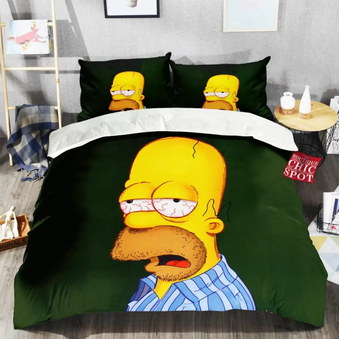 Homer Simpson Bedding Set