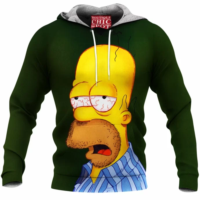 Homer Simpson Fleece Hoodie