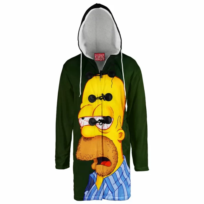 Homer Simpson Hooded Cloak Coat