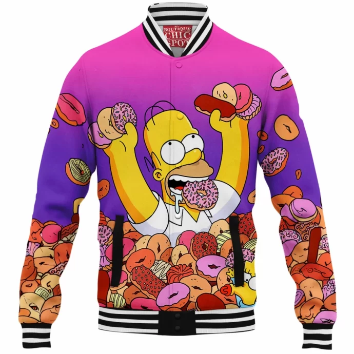 Homer Simpson Baseball Jacket