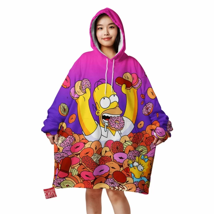 Homer Simpson Blanket Hoodie