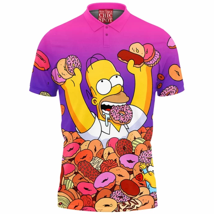 Homer Simpson Polo Shirt