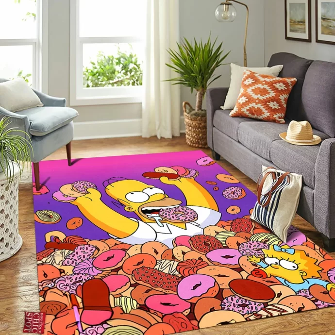 Homer Simpson Rectangle Rug