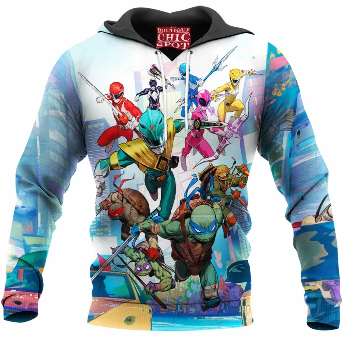 TMNT Power Rangers Hoodie