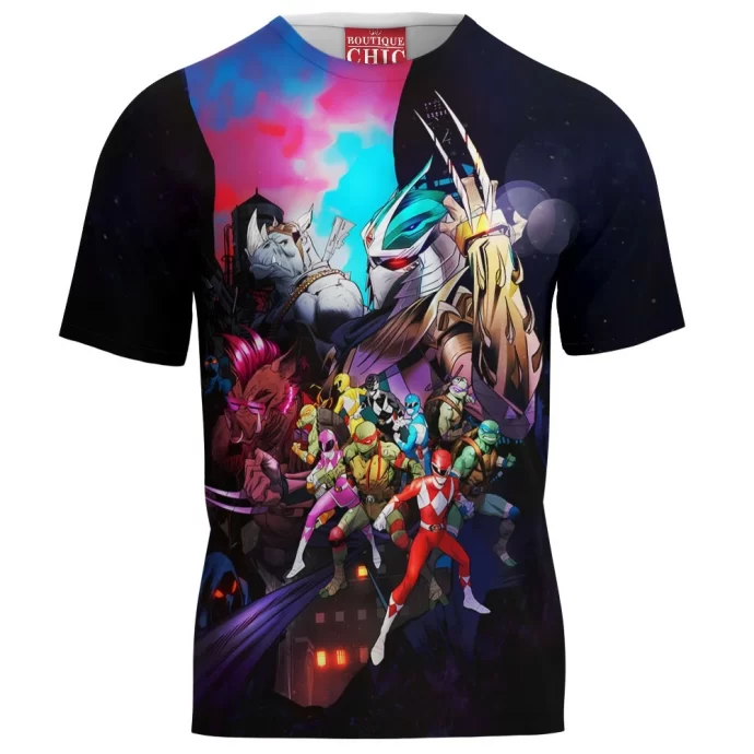 TMNT Power Rangers T-Shirt