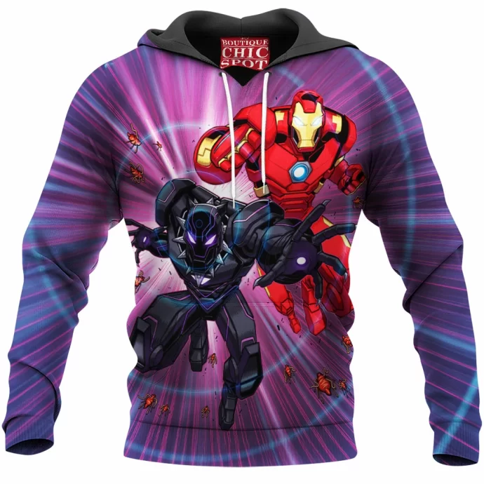 Black Panther Iron Man Hoodie