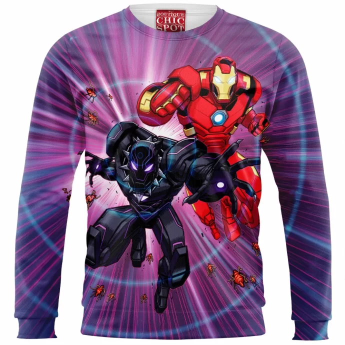 Black Panther Iron Man Sweatshirt