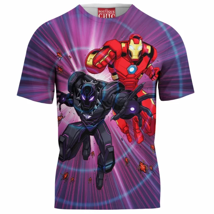 Black Panther Iron Man T-Shirt