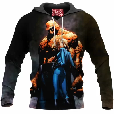 Ben Grimm Hoodie, Comic Hoodie, Fantastic Four Hoodie, The Invisible Woman Hoodie, The Thing Hoodie