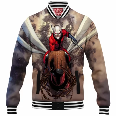 Ant-Man Baseball-Jacket, Comic Baseball-Jacket