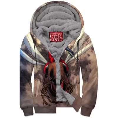 Ant-Man Zip-Fleece-Hoodie, Comic Zip-Fleece-Hoodie