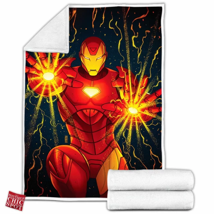 Iron Man Fleece Blanket