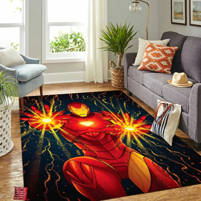 Iron Man Rectangle Rug